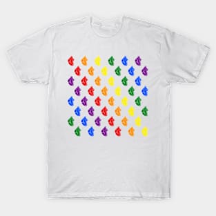 Rainbow of hearts T-Shirt